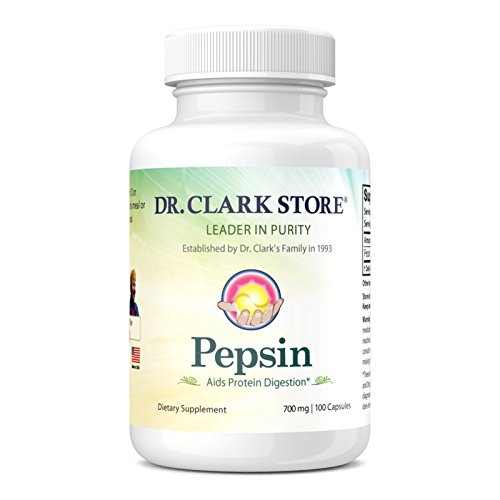 Clark Pepsin Supliment, 700mg, 100 capsule Gelatină