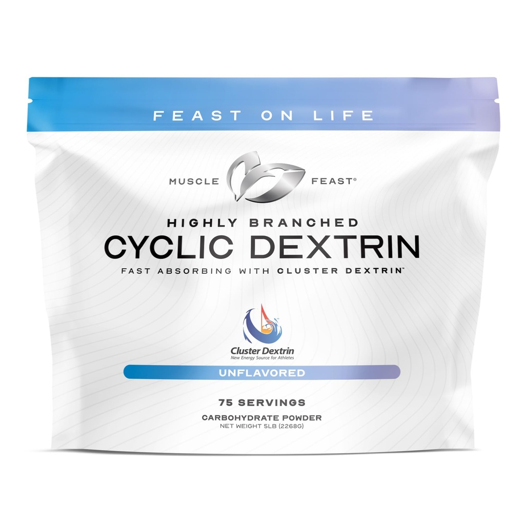 Muscle Feast Highly Branched Cyclic Dextrin Premium Premium pre-workout sau post-workout Supliment, nearomat, 5lbs