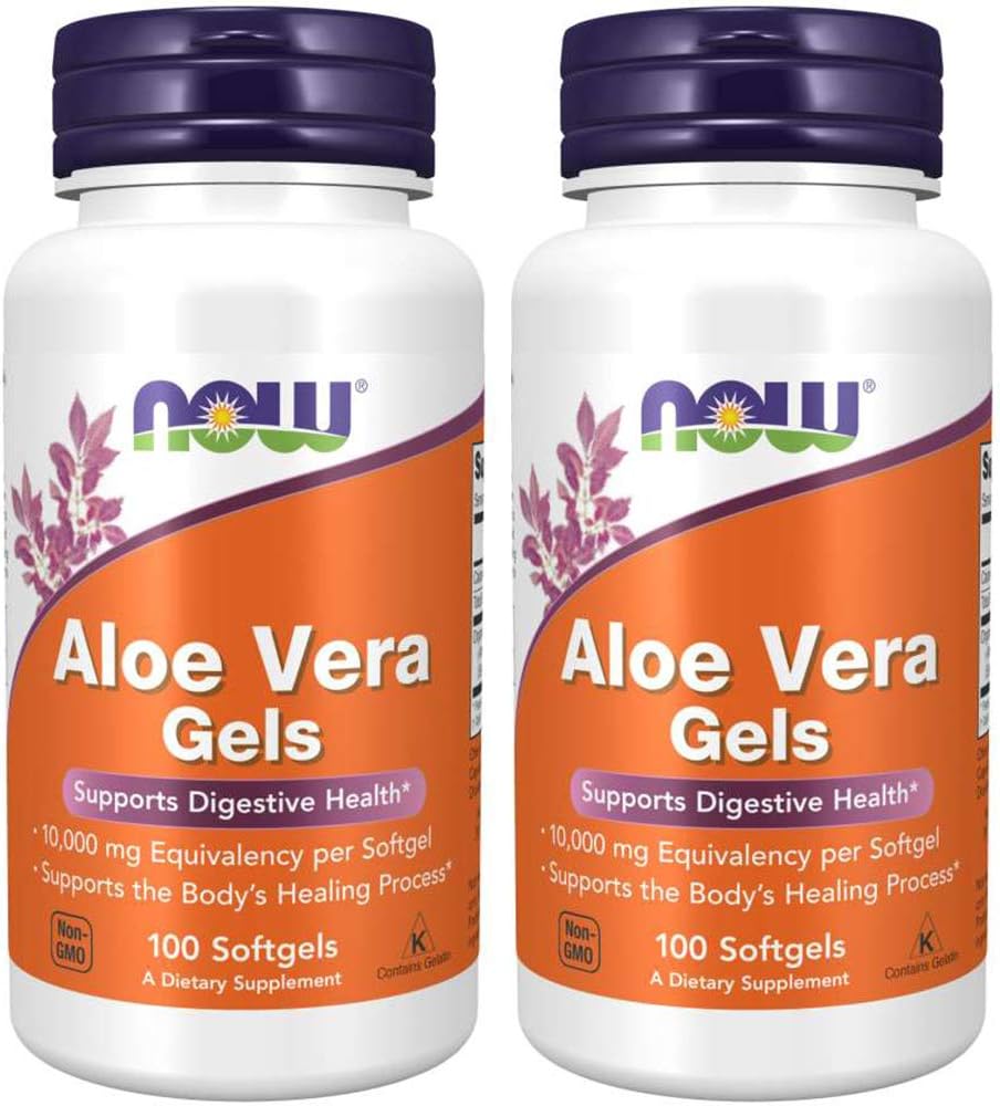 Acum alimente Aloe Vera, 100 softgels 2 ambalaj