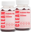 Curata Prebiotic Fiber Gummy 2Pcs, Gume de fibre curate, Prebiotic Fiber Gummy pentru barbati, Prebiotic Fiber Supliment organic pentru Digestive Gut Health, 60 Gummies, 2 sticle