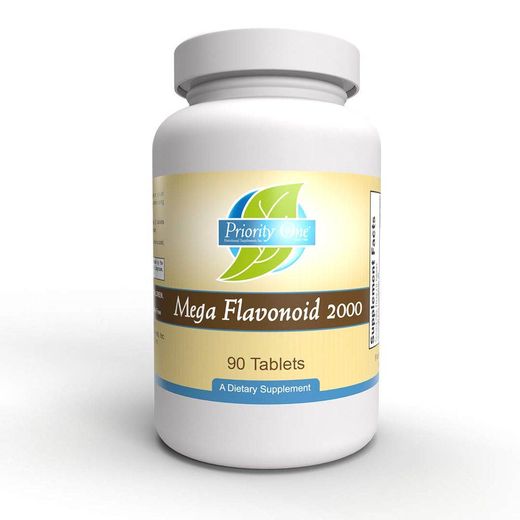 Priority One Vitamine Mega Flavonoid 2000 90 comprimate - Clinic dozate Bioflavonoid Combination.