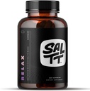 SALTT Relax - Supliment capsule de magneziu - 203mg Clorura ionică de magneziu w/Sodium, Potasiu, Electroliti - Vegan, Zahăr & Gluten Free - 240 Conte - de Keto Chow