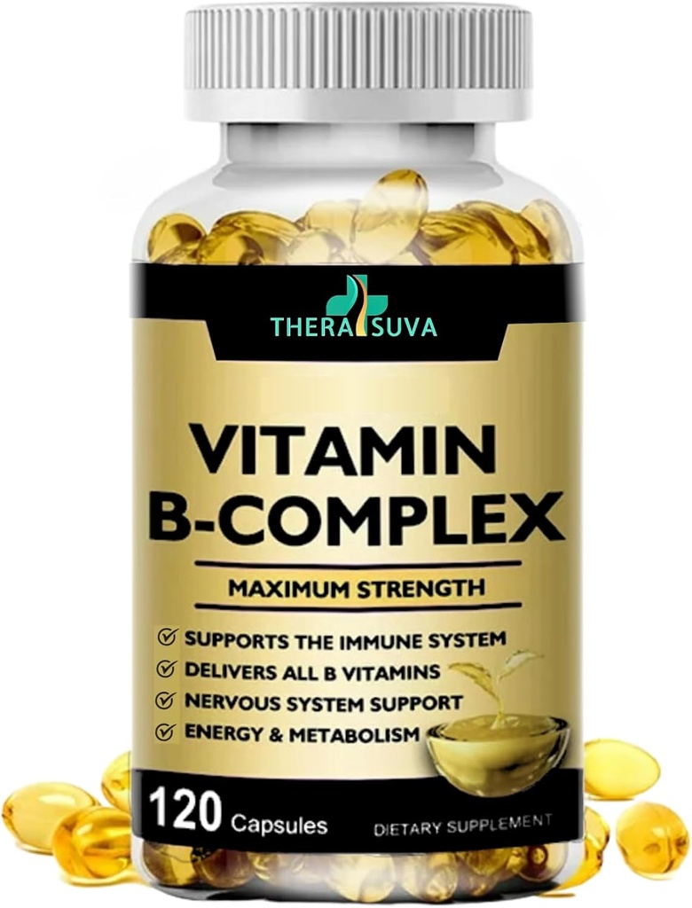Putere maxima Vitamina B-complex + CoQ10 + vitamina C 