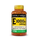 MASON NATURAL Vitamina E 450 mg (1.000 UI) - Antioxidant şi esenţial Nutrient, Sistem imunitar sănătos, Piele şi ochi, Suplimentul întregului corp, 50 Softgels
