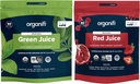 Organifi Green Juice și Red Juice Bundle - 30 de zile de aprovizionare - delicioase, revigorant Superfood Supplement Pudră organică cu antioxidanți pentru energie și ajutor de stres - nici un OMG, gluten, sau soia