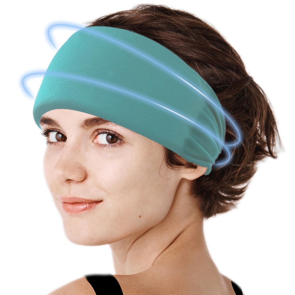 Crimmy Migrene Migrene Cap de ajutor, Cooling Gel Capband gât Wrap Hat Mask, Soothing Ice Pack Head Face Rece Compresa pentru tensiune Stres & Hangover