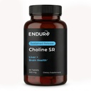 Endur Choline L (+) Bitartrat, supliment de suport pentru creier şi ficat susţinut, siguranţă prenatală, Vegan, non-GMO, gluten gratuit, 300 mg (60 comprimate)