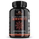 NUTRIŢIA ENCLARĂ 10 din 1 Supliment de sprijin imun cu Echinacea, Vitamina C şi Zinc, Turmeric, Ghimbir, B6, Elderberry pentru adulţi Vitamine de apărare a imunităţii, Made in USA Veg Cap 60 Ct (1)