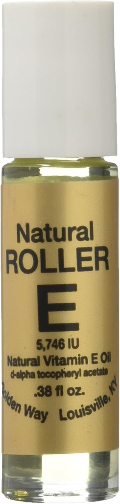 Golden Way Natural Vitamina E Roller, 0.38 Ounce lichid