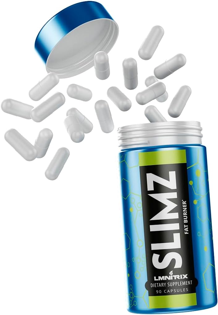 SLIMZ Fat Burner & Mood Enhancer - pastile dietetice care de lucru - pierdere în greutate supliment - Pierde în greutate, Scapa de stres și să ia controlul de călătorie Wellness - 90 capsule