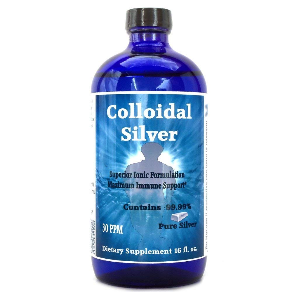 Argint superior 30PPM 16 fl oz Ionic Silver Made with 99.99% Pure Silver