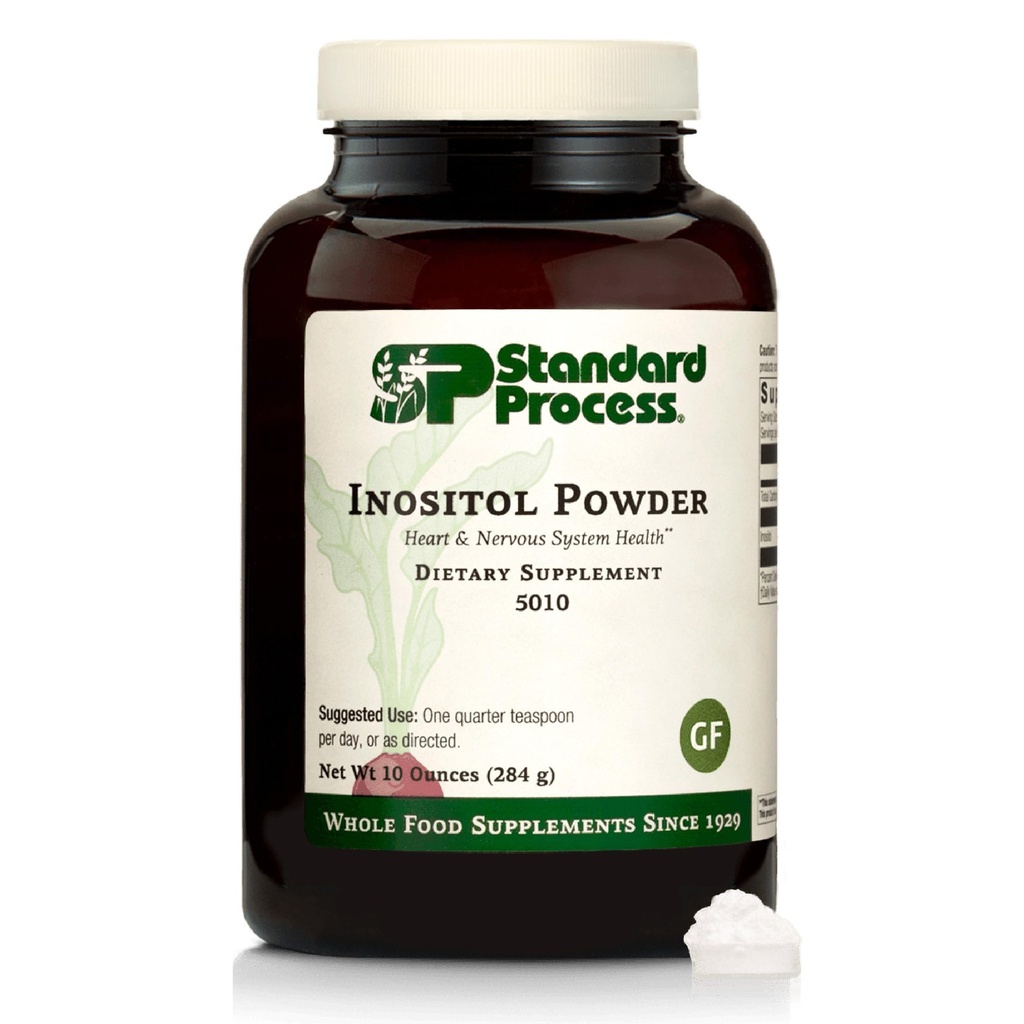 Proces standard Inositol pulbere - supliment zilnic inima pentru suport cardiovascular și nervos sistem - gluten-free, non-Dairy și non-Soy - 10 Ounces (405 Serviri)