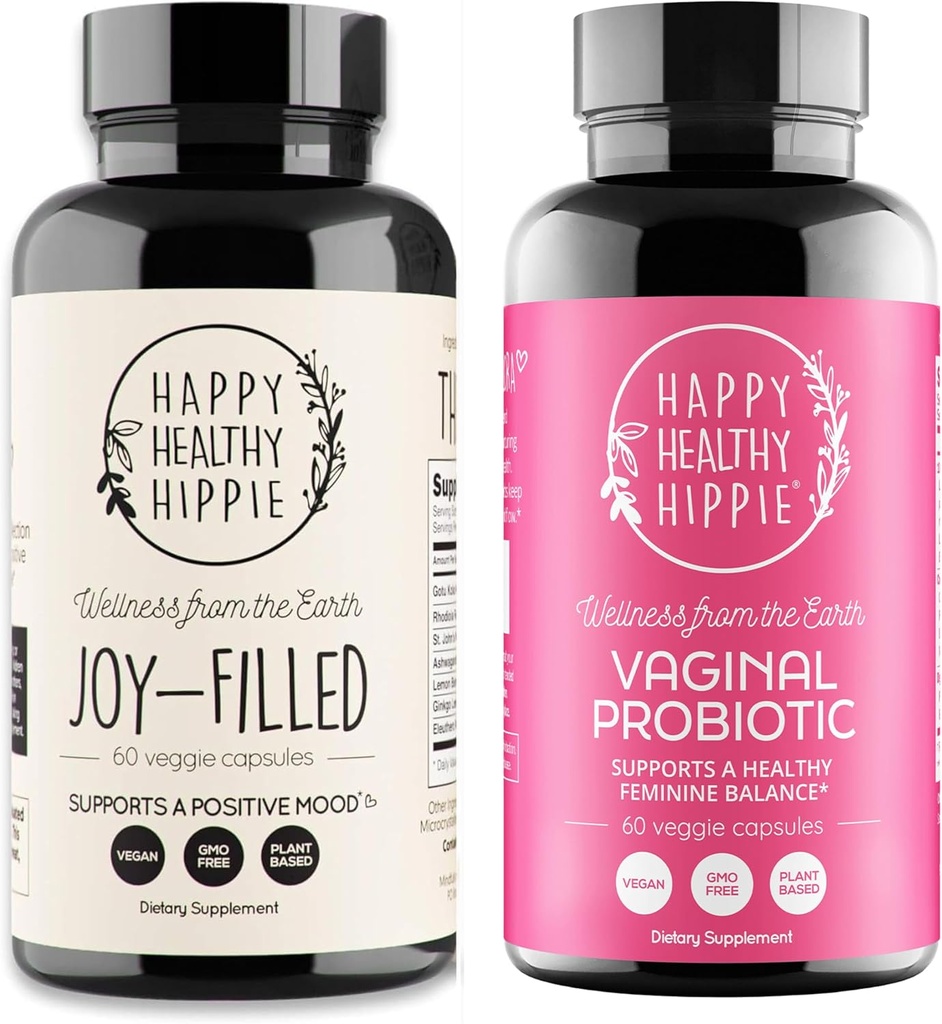 Happy Hippie Probiotics Vaginale pentru femei și ajutor vesel de spirit