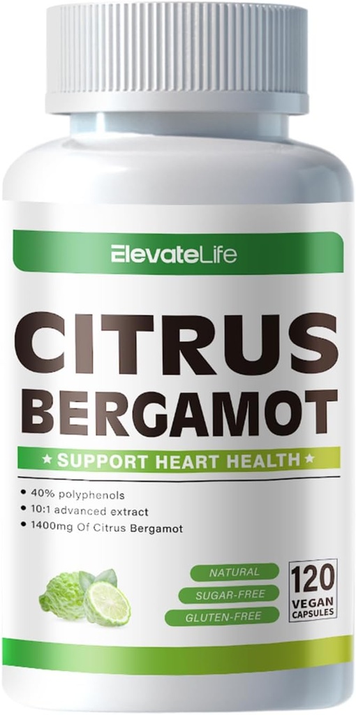 LiftLife Citrus Bergamot 1400mg, 120 capsule...