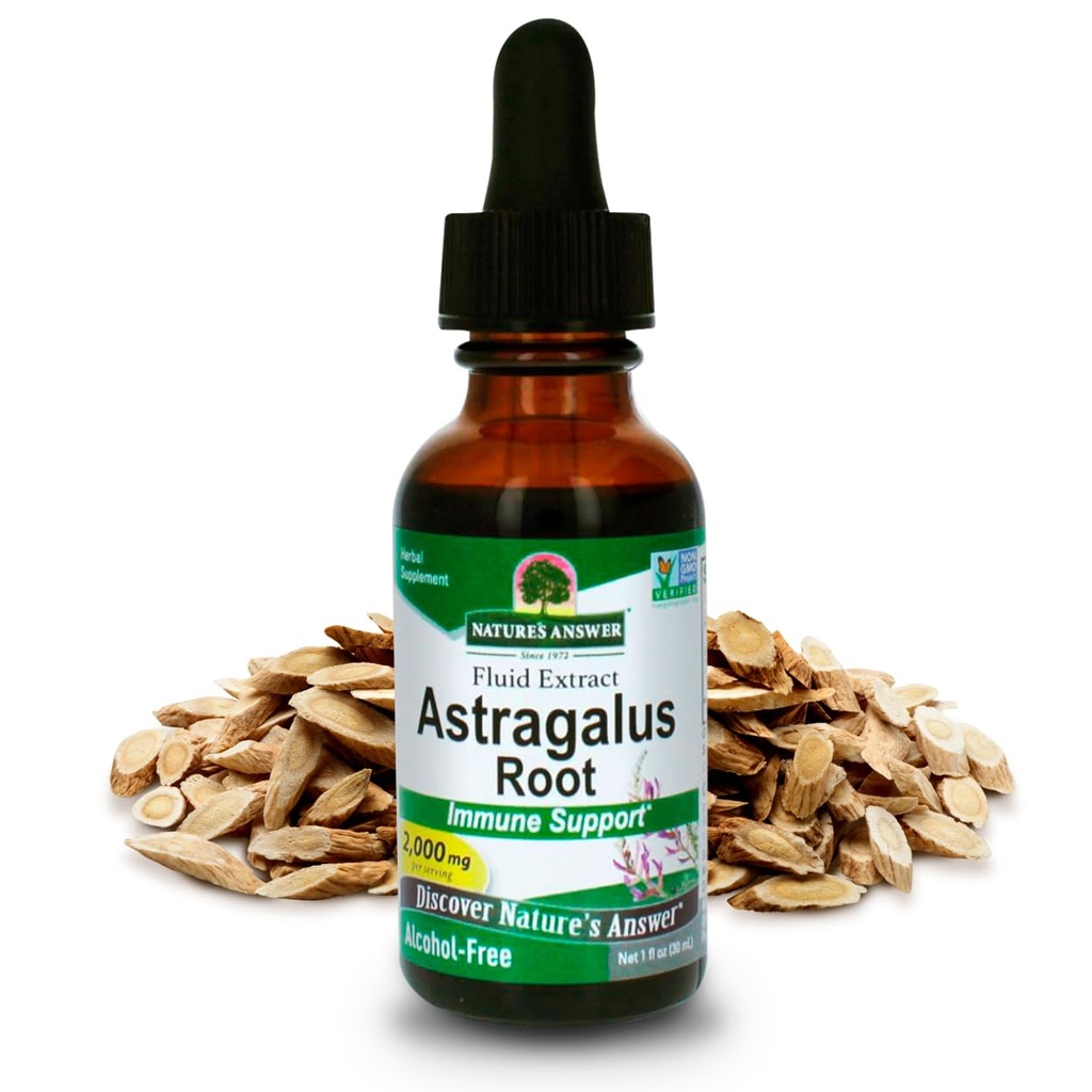 Nature's answer Astragalus Root Alcohol Free Herbal Supplement 1 Once ( 2 Pack) 