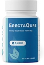 ErectaQure Horny Goat buruieni pentru bărbați - Masculin sporire supliment pentru crescut de conducere masculin - Tongkat Ali, Ginseng rădăcină & anioni superoxid - 60 capsule Gluten-free