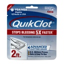 Kituri medicale de aventură QuikClot Tiuz - Tifon medical hemostatic flexibil pentru truse de salvare de urgență sau de pregătire de dezastre & mai mult - Opriți sângerarea rapid cu Kaolin - 3" x 24"