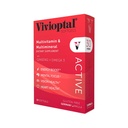 Vivioptal Active, 30 Softgels, Ginseng & Omega 3, Multivitamine & Multimineral, Gluten Free, German Formula