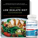 KIDNEY C.O.P. Calcium Oxalate Protector 120 Capsules, Patented Kidney Support for Calcium Oxalate Crystals, Stop Recurrence (Starter Pack - (120 Caps) and 1 Ultimate Low Oxalate Diet Cookbook)