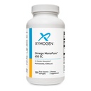 XYMOGEN Omega MonoPure 650 CE - Omega-3 Suplimente de ulei de pește pentru femei și bărbați - cu EPA, DHA & DPA - Small Softgels cu 3X Absorbție mai mare - Suport o inimă sănătoasă și cunoaștere (120 Softgels)
