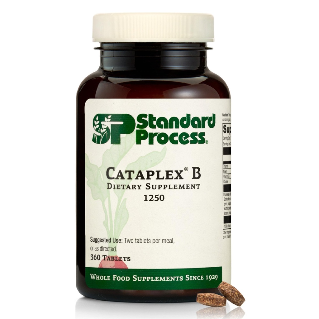 Standard Process Cataplex B - Întreaga formulă de alimente cu Niacin, vitamina B6, tiamină, și Inositol pentru sănătatea inimii, metabolice și întreținere a colesterolului - 360 comprimate