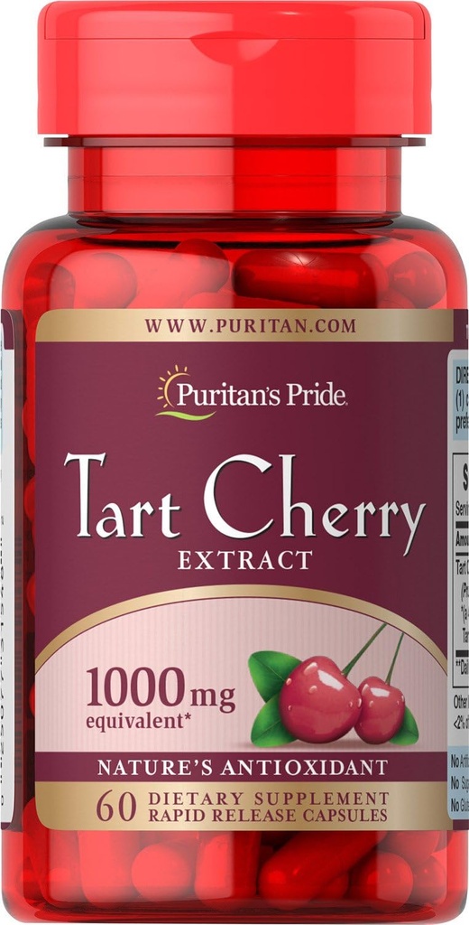 Puritani Extract de cireşe cu tartă de mândrie 1000 Mg
