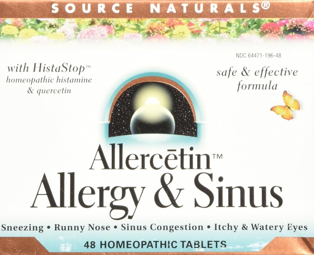 Naturals Sursa Allerbetin Alergie & Sinus, Homeopatic Tablets, 48 comprimate