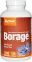 Jarrow Formulas Borage 1200 mg - 120 Softgels - cea mai mare sursa de potenta de GLA - Sprijina sanatatea pielii si functia imuna - Suport pentru usor PMS Discomfort - pana la 120 Serviri