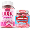 Gume butirate + Bisglicinat de fier 26mg Gume umplute