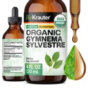 BIO KRAUTER Gymnema Sylvestre Extract picături - Alcool și zahăr gratuit - Vegan Gymnema Leaf extract 4 Fl.Oz.