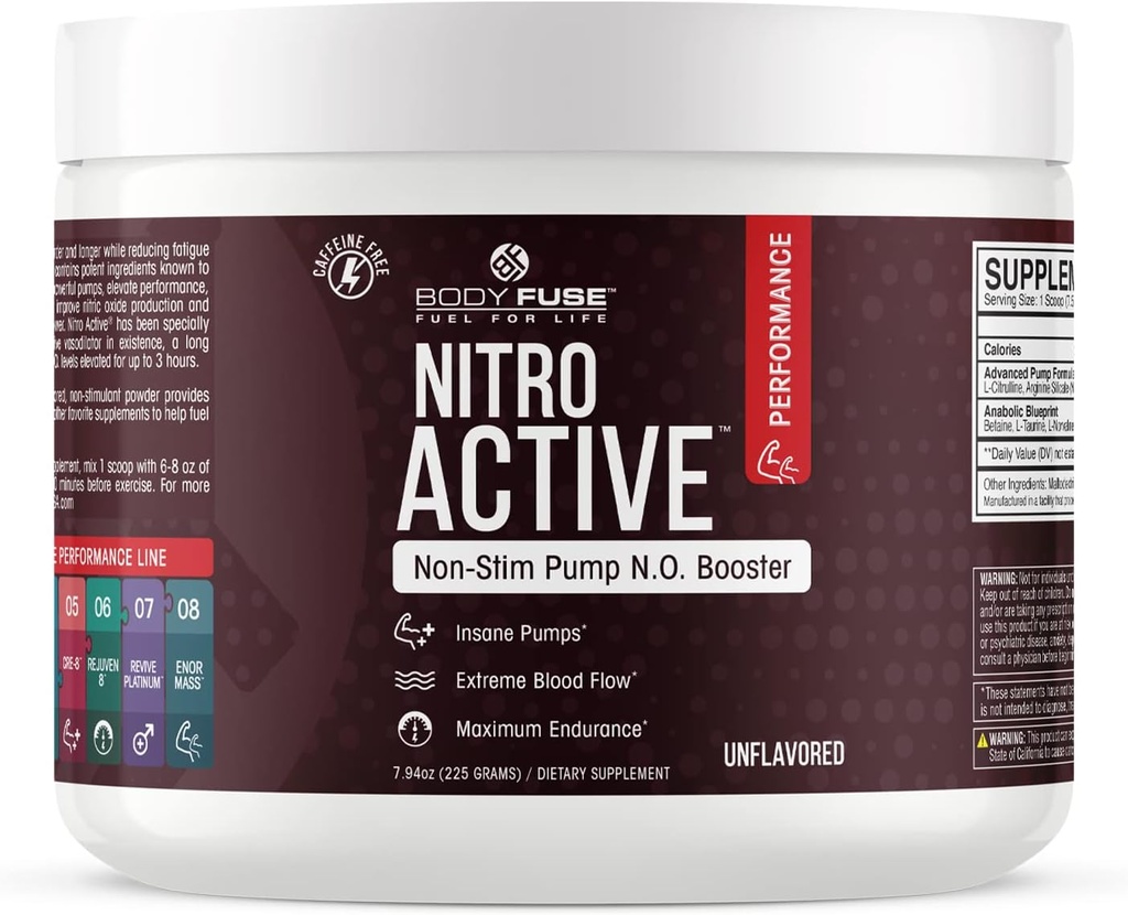Nitro Pompă activă V2 Vasodilatator de pulbere nearomatizat 