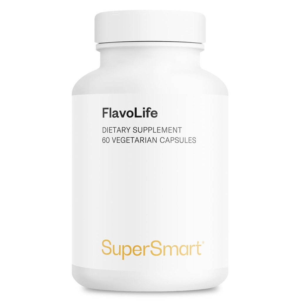 Supersmart FlavoLife (Flavonoid Complex Supplement) - cu Luteolin, Myricetin, Fisetin, Rutin, Querbetin, EGCG, Apigenin, Hesperidin 