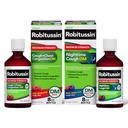Robitussin DM Max Tuse Plus Congestionare toracică și Robitussin Putere maximă de noapte Tuse DM, Formule pentru adulți - 2 x 8 Fl Oz Flacoane