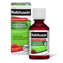 Robitussin Adult Putere maximă Tuse + Congestie toracică DM Max (4 fl. oz. Sticla), Tuse Suppressant & Expectorant, Aroma de zmeură