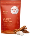 NeuroGum Energy & Focus Mints (90 Count Bag, Scorțișoară) 
