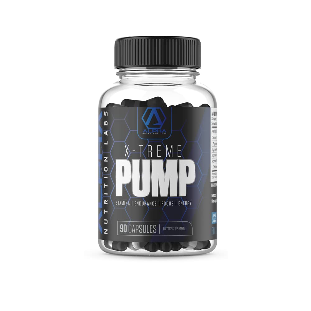 Pompă X-Treme pentru rezistenţă, rezistenţă, focalizare, supliment energetic dietetic, 90 capsule