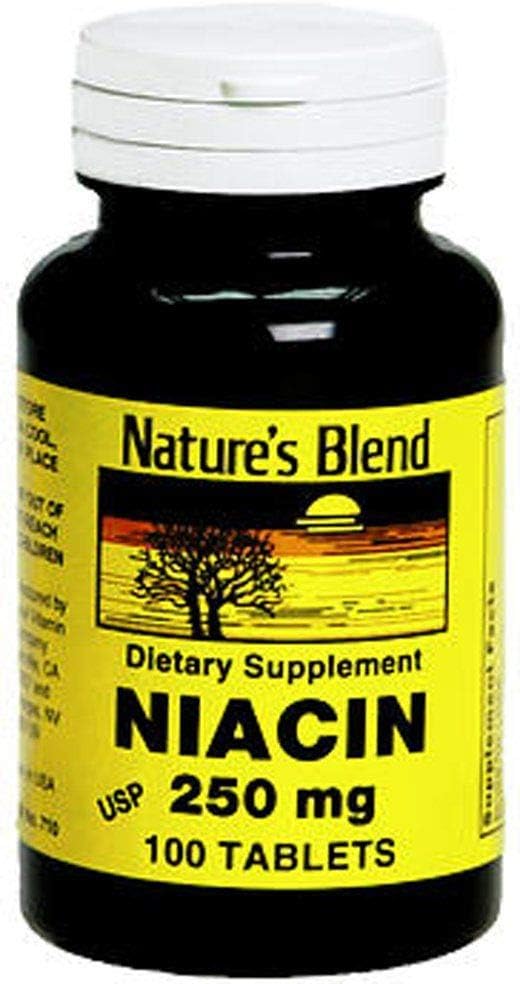 Blend Niacin 250 mg 250 mg 100 Tabs