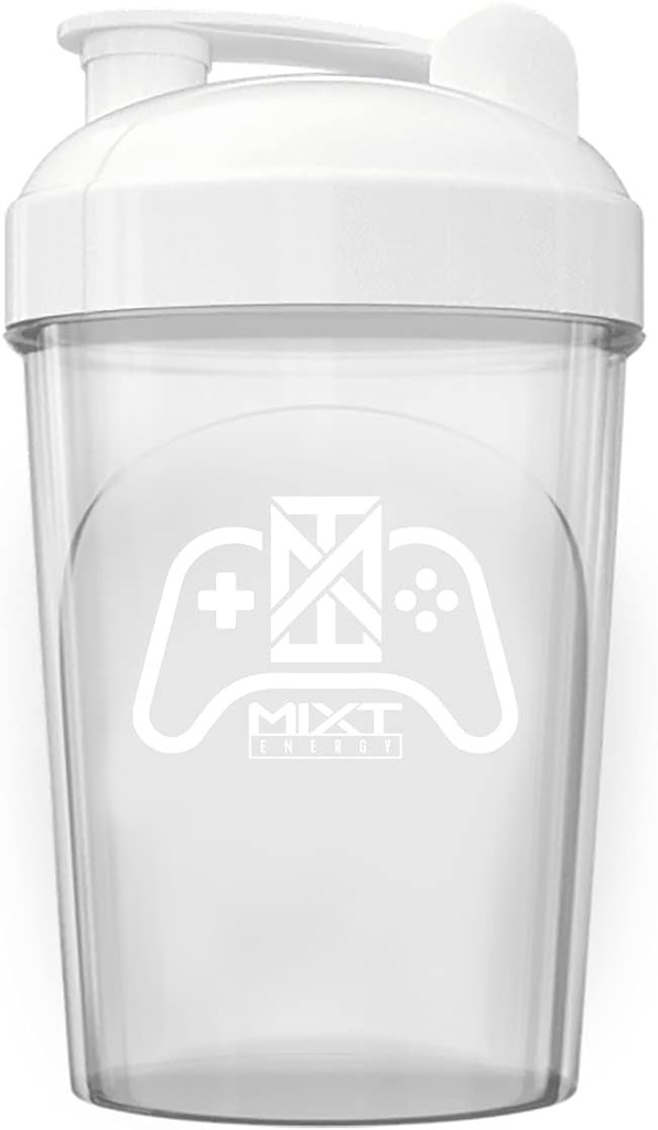 MIXT Energy Shaker Bottle, 16 OZ. Shaker Bottle, BPA Tehnologie de amestecare gratuit & Lid (16 oz, Controller joc)