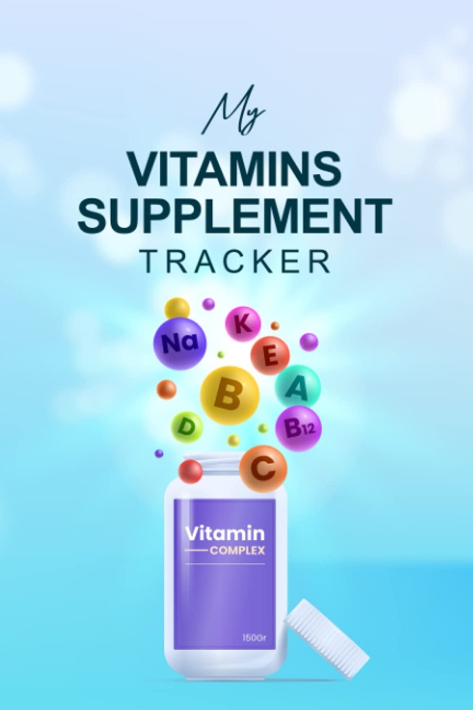My Vitamine supliment tracker: jurnal săptămânal de suplimente și vitamine de admisie, jurnal