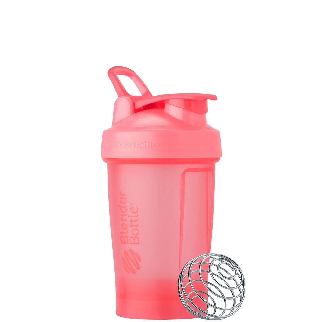 BlenderBottle Classic V2 Shaker Sticla Perfect pentru Shake-uri de proteine și antrenament pre, 20-Ounce, roz deschis