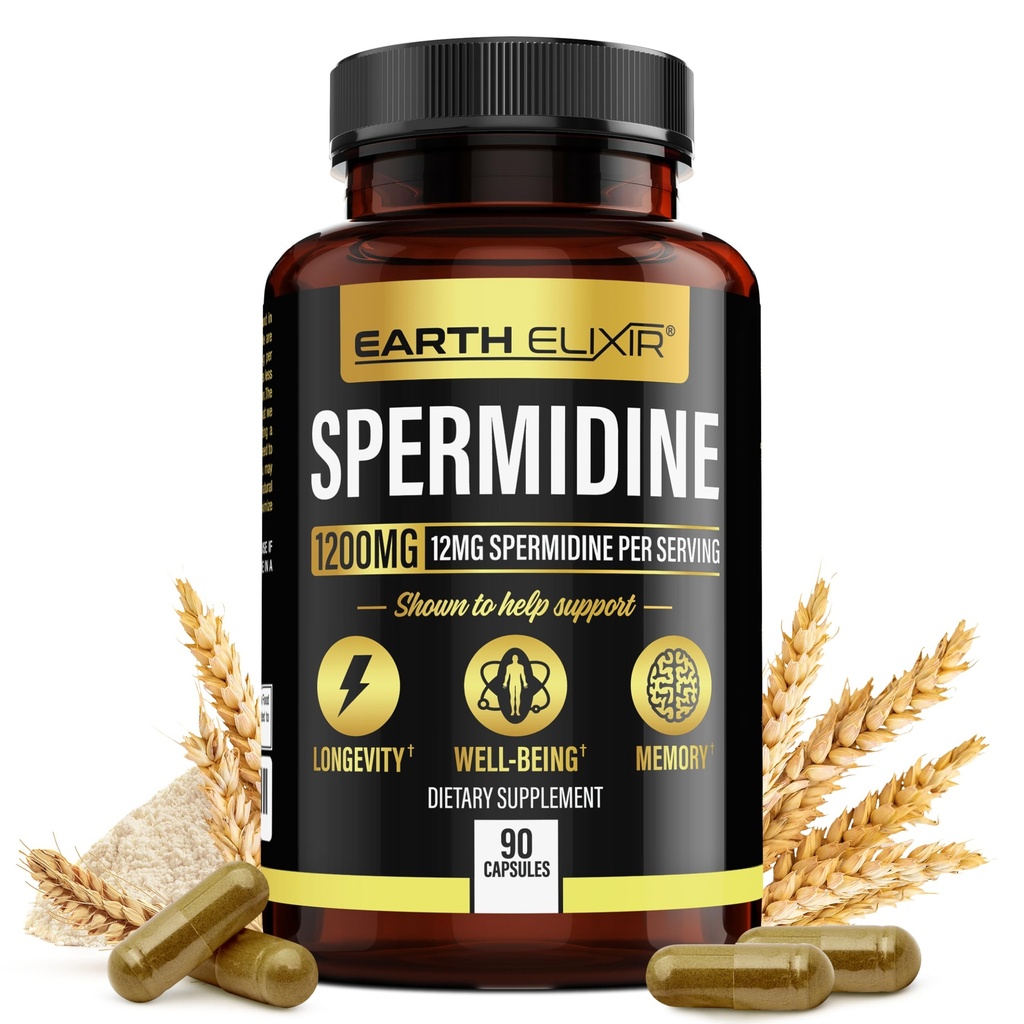 Elixir Elixir Spermidină Suplimente 1200 mg (90 capsule) Alternativă