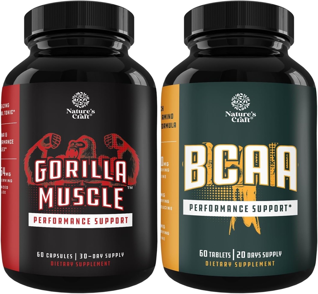 Bundle de test de rezistență suplimentară Booster pentru bărbați și ramură lanț Aminoacidi Supliment - - Suplimentul de energie naturală pentru bărbații cu buruieni de capră excitat - Post Antrenament de recuperare musculare și de creștere musculară Suppor