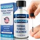 FUNGINIX Fungus Tratament suplimentar - Tratamentul unghiilor antifungice cu 10% Acid nedecilenic și ulei de arbore de ceai - Nourat de 15+ uleiuri naturale și botanice - Made in USA (Packing May Vary)