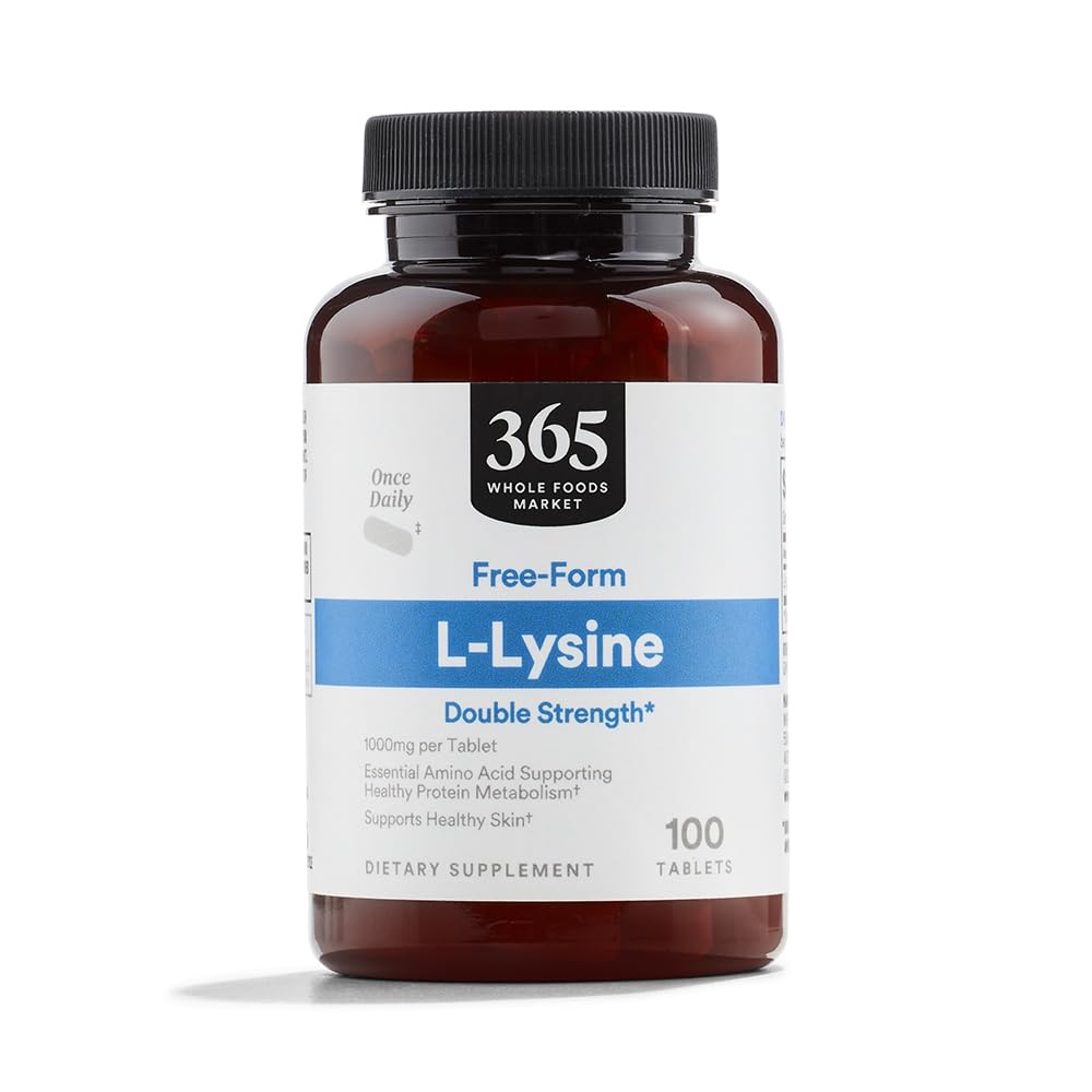 Întreaga piață de alimente, L-Lysine dublă putere, 100 conte