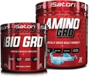 iSatori Bio-GRO Protein Synthesis Amplifier - Unflavored (60 Servings) & iSatori Amino-GRO BCAA Powder - Blue Razz Snow Cone (30 Servings)