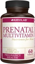 Multivitamine prenatale - Ajuta la promovarea sanatatii sarcinii - Sprijina Sistemul imunitar si dezvoltarea fetala - Nutrienti esentiali pentru mama si copil - Formula sigura - Supliment alimentar - 60 comprimate
