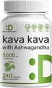 Deal Supliment Kava Kava Supliment 750 mg per servire, 240 capsule, 4 luni de aprovizionare 