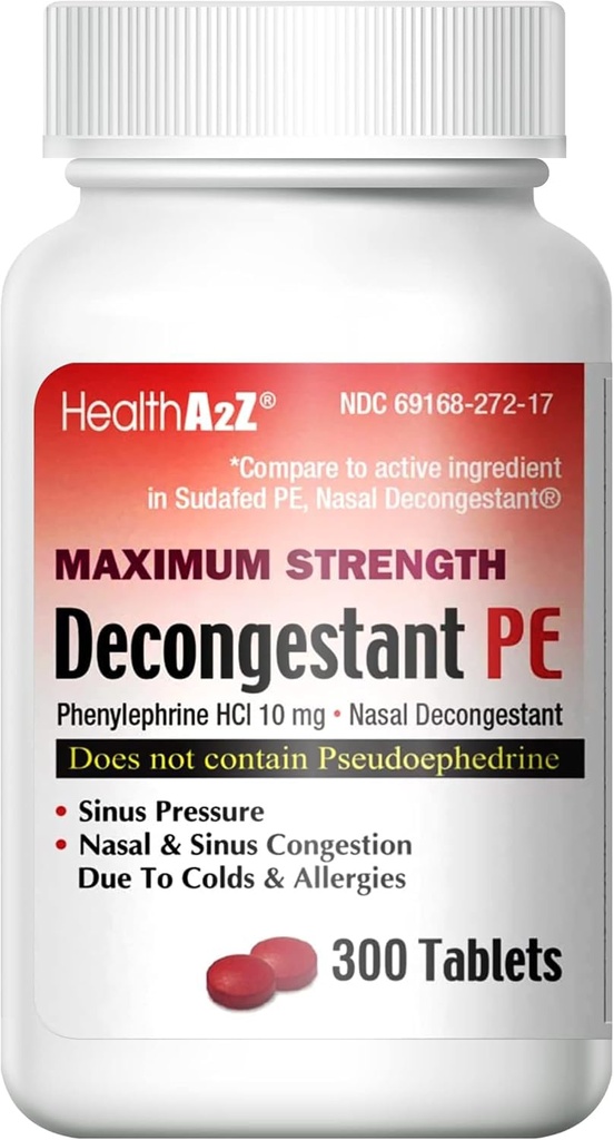 HealthA2Z® Decongestionant PE 