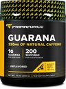 Primaforce Guarana Powder (200g) - Pur Guarana, 200 Servings