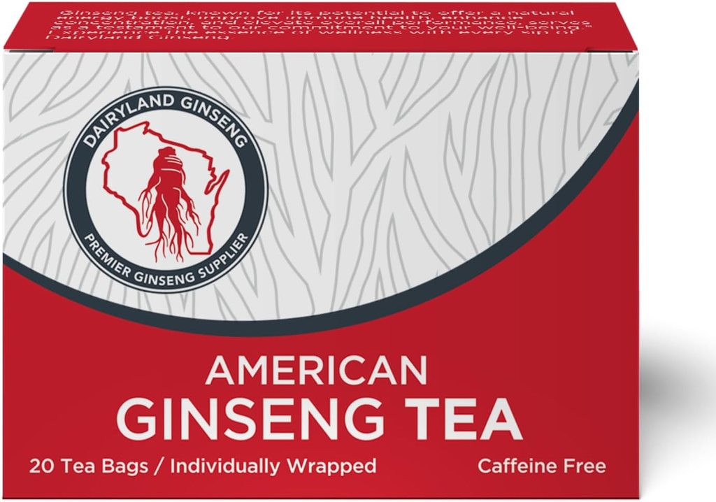 Dairyland American Ginseng Tea Bags 